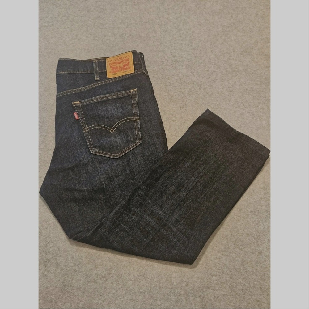 Levi's 541 Athletic Taper Jeans Men's Dark Wash Denim 38x32